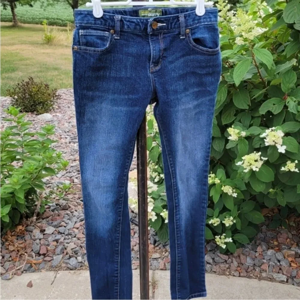 Old Navy Super Skinny Denim Blue Jeans Sz 12